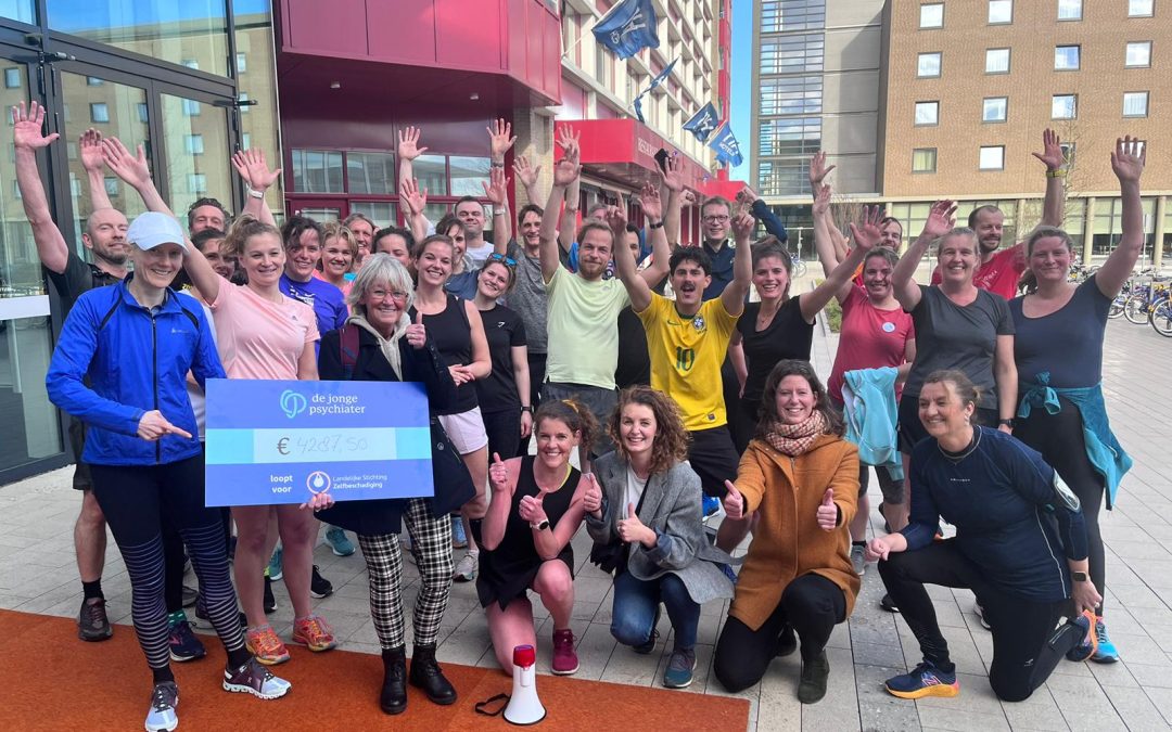 Sponsorrun van de Jonge Psychiater voor de Stichting Zelfbeschadiging